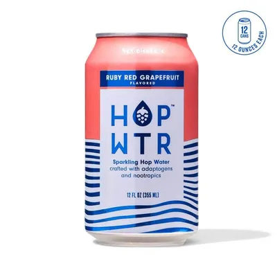 HOP WTR Ruby Red Grapefruit 6pk 12 oz Can