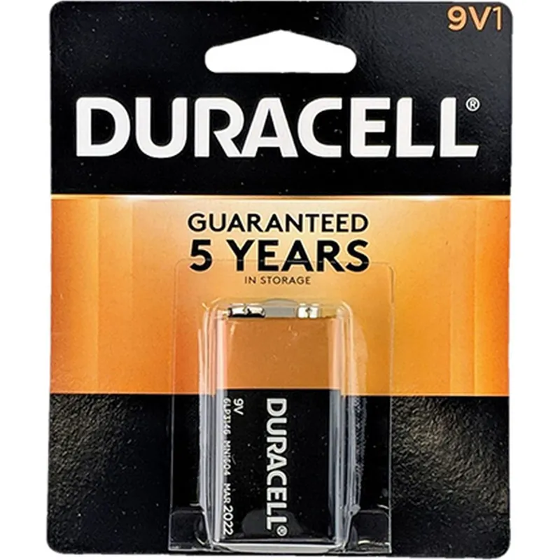 Duracell Battery, Alkaline, 9V view 1