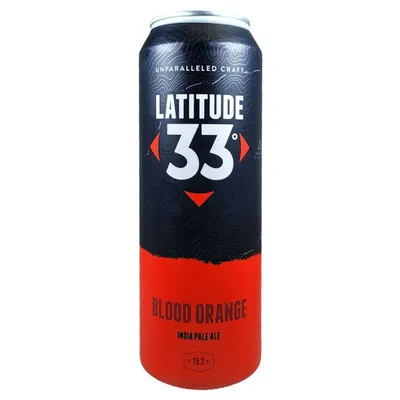 Latitude 33 Blood Orange IPA 19.2 oz Can