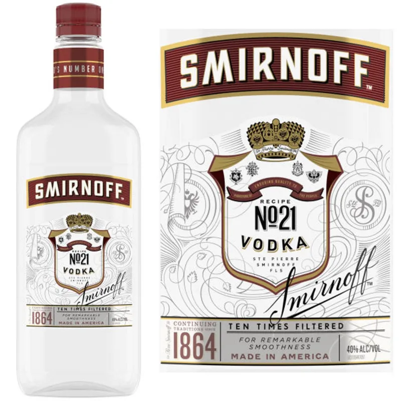 Smirnoff No.21 Vodka view 1