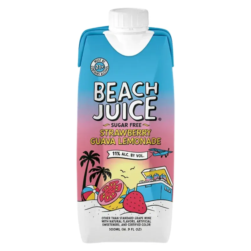 Beach Juice Strawberry Guava Lemonade view 1