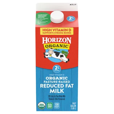 Horizon Organic 2% Reduced Fat Milk 64 oz Carton