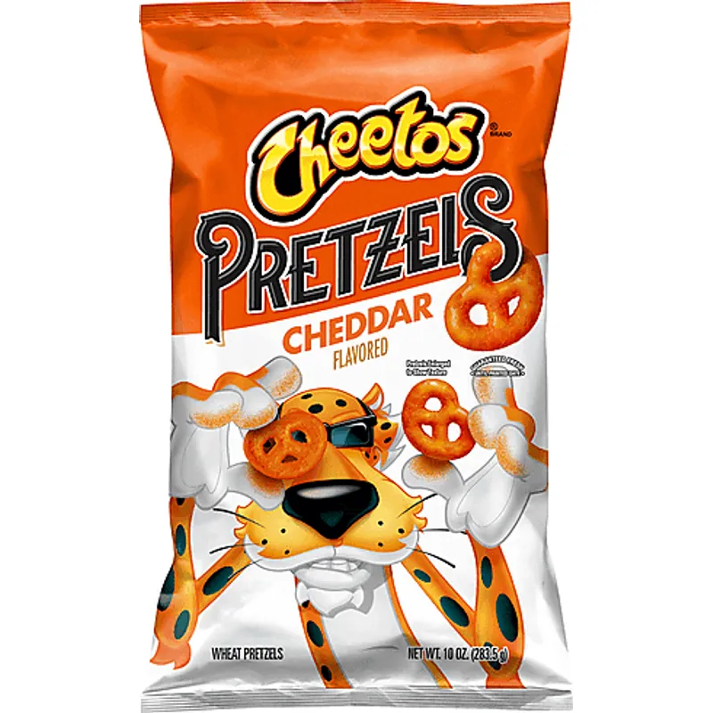 Cheetos Wheat Pretzels, Cheddar Flavored view 1