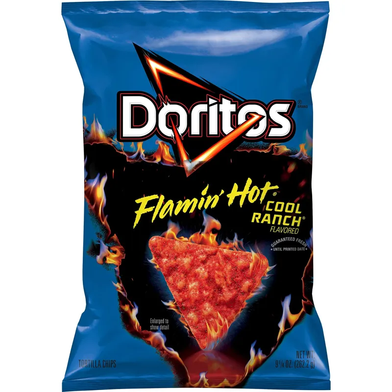 Doritos Tortilla Chips Flamin' Hot Cool Ranch Flavored view 1