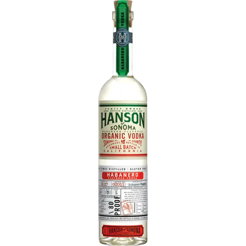 Hanson Of Sonoma Grape Based Organic Small Batch Vodka Habanero view 1