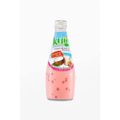 Kuii Coconut Milk Drink Strawberry Flavor 9.8 oz Bottle