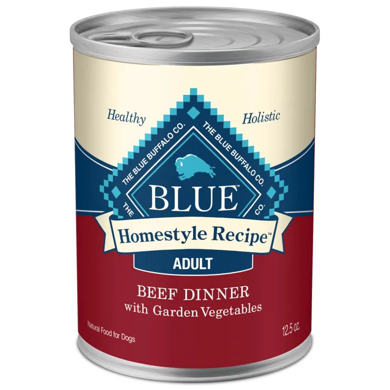 Blue Buffalo Homestyle Recipe Adult Beef Dinner Dog Food view 1