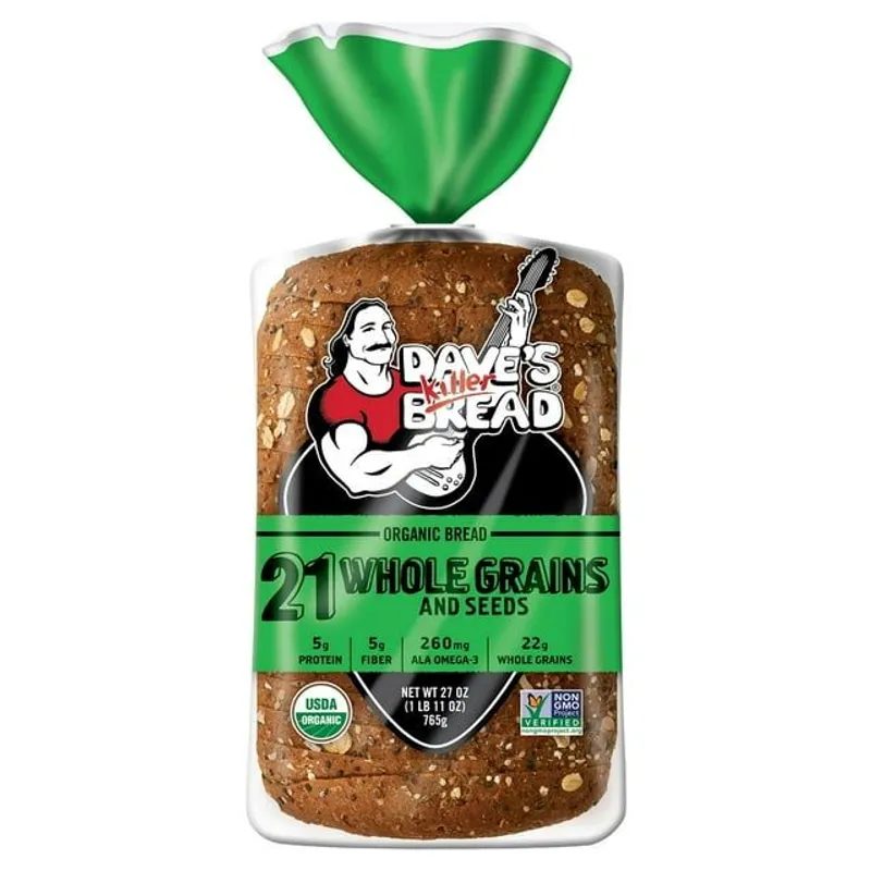 Dave's Killer Bread Whole Grains and Seeds Organic Bread view 1