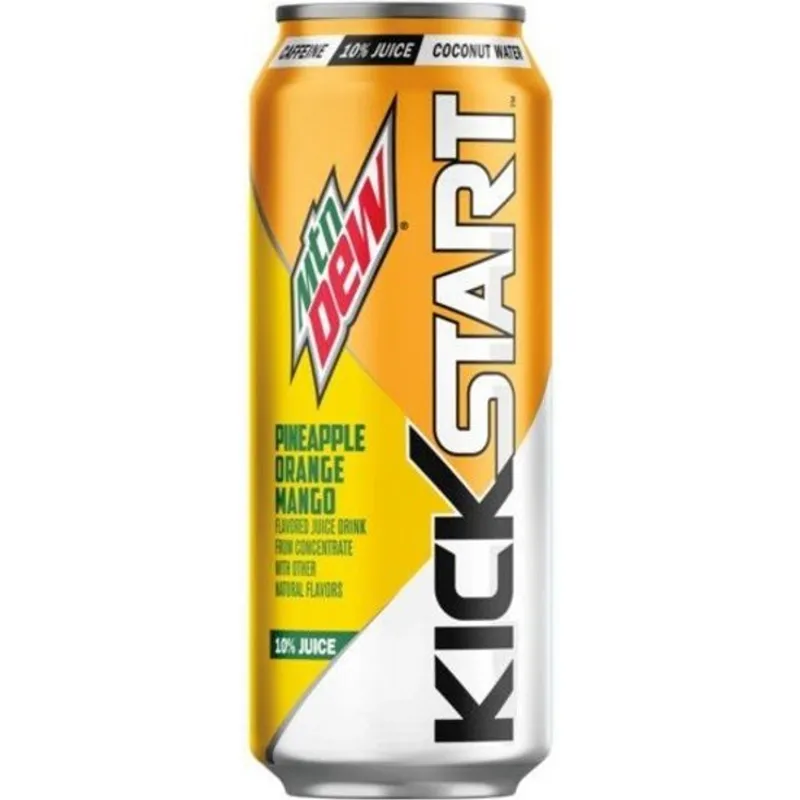Mountain Dew Kickstart Energizing Pineapple Orange view 1