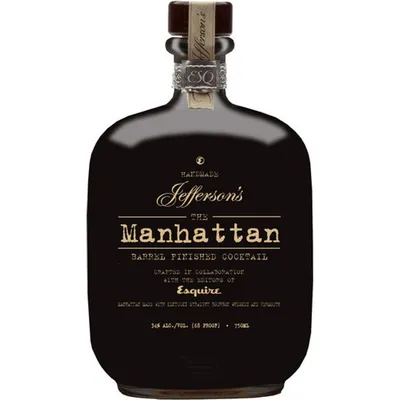 Jefferson's The Manhattan Barrel Aged Cocktail 750ml Bottle
