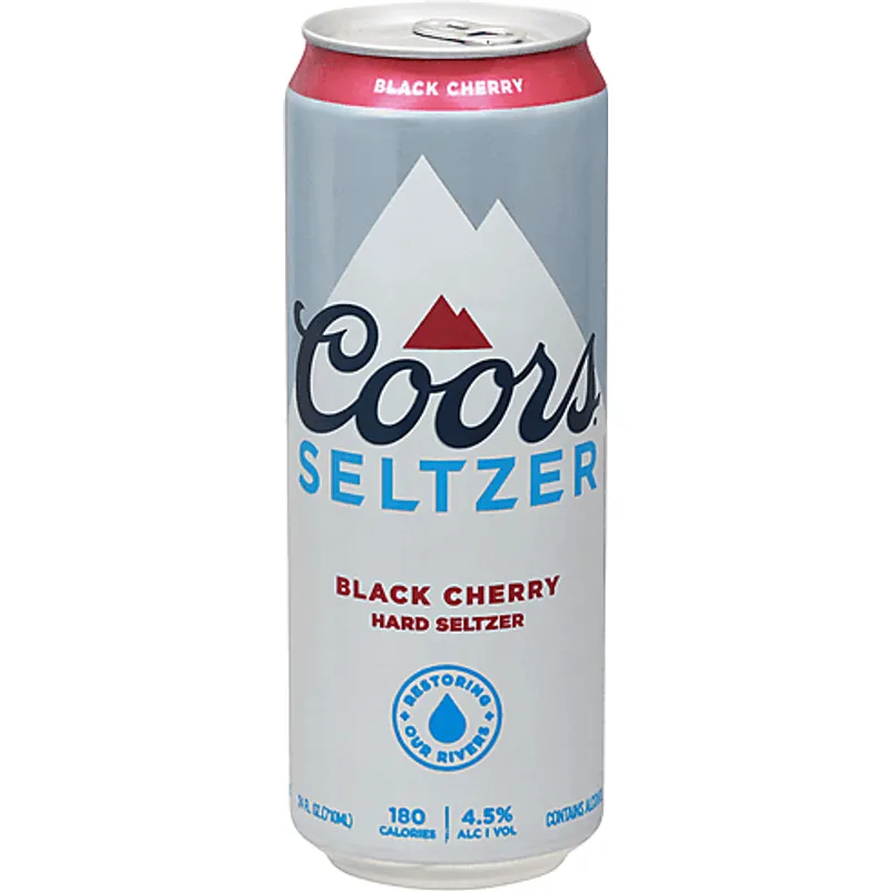 Coors Black Cherry Hard Seltzer view 1
