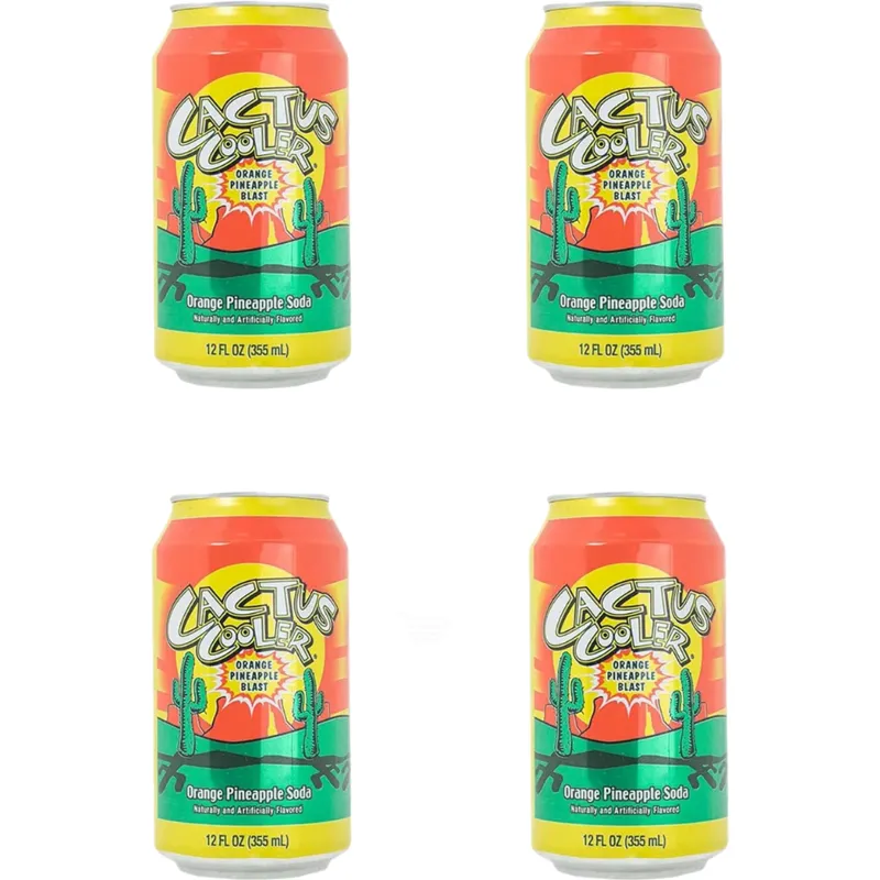 Cactus Cooler Orange Pineapple Soda view 1