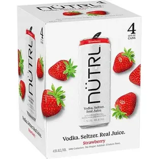 NUTRL Vodka Seltzer Strawberry