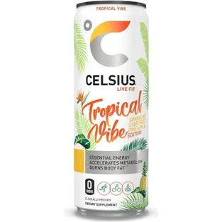 Celsius Sparkling Tropical Vibe Energy Drink