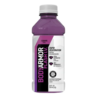 BodyArmor Flash IV Grape 20 oz Bottle
