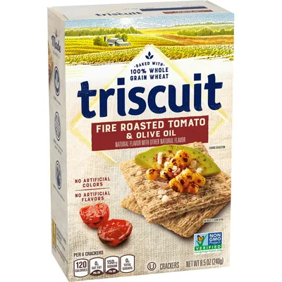 Triscuit Crackers Fire Roasted Tomato & Olive Oil 8.5 oz Box