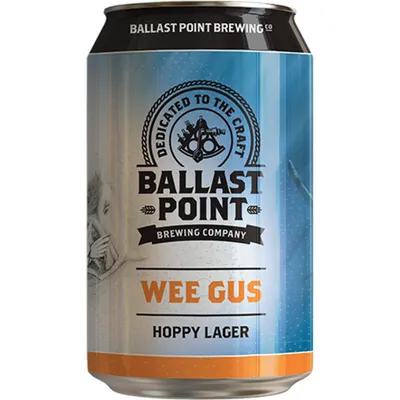 Ballast Point Brewing Wee Gus Lager 6x 12oz Cans