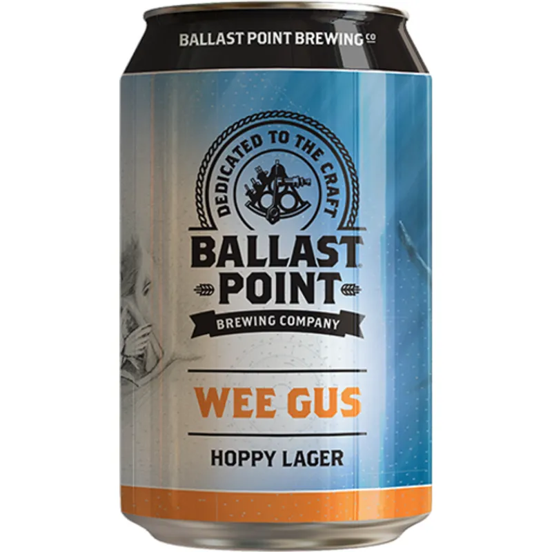 Ballast Point Brewing Wee Gus Lager view 1