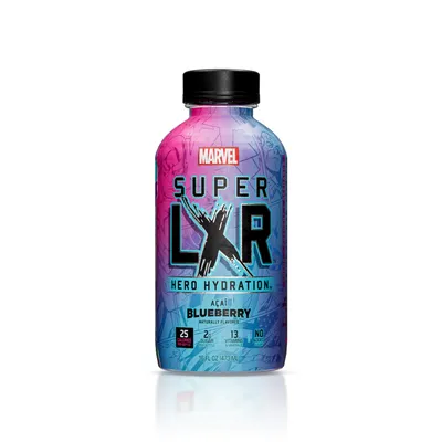 Arizona Super LXR Hero Hydration Acai Blueberry 16 oz Bottle