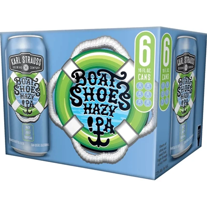 Karl Strauss Boat Shoes Hazy IPA view 1