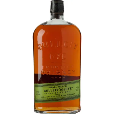 Bulleit 95 Frontier Whiskey Small Batch Straight 95% Rye Mash Whiskey 1.75L