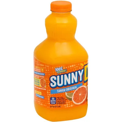 Sunny D Orange Flavored Citrus Punch Tangy Original 64oz Bottle