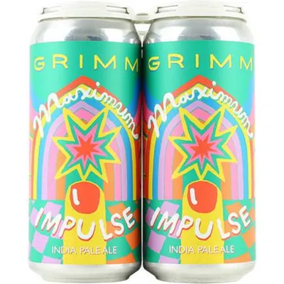 Grimm Maximum Impulse IPA 4 Pack 16 oz Cans 6.5% ABV