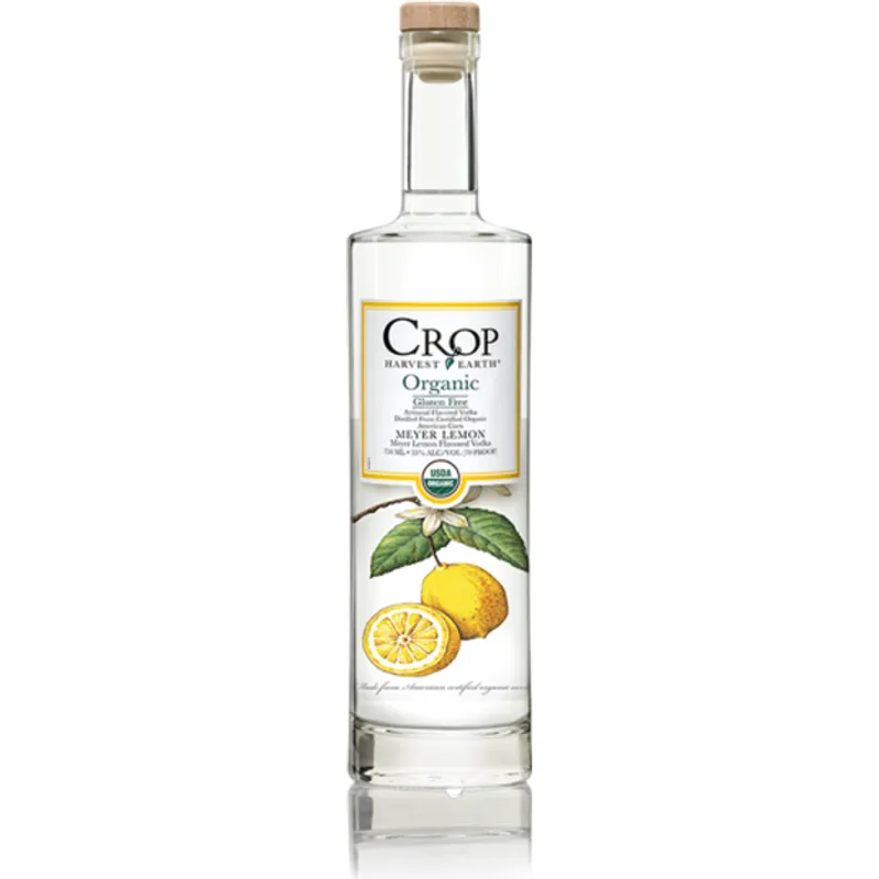 Crop Harvest Earth Organic Meyer Lemon Vodka view 1