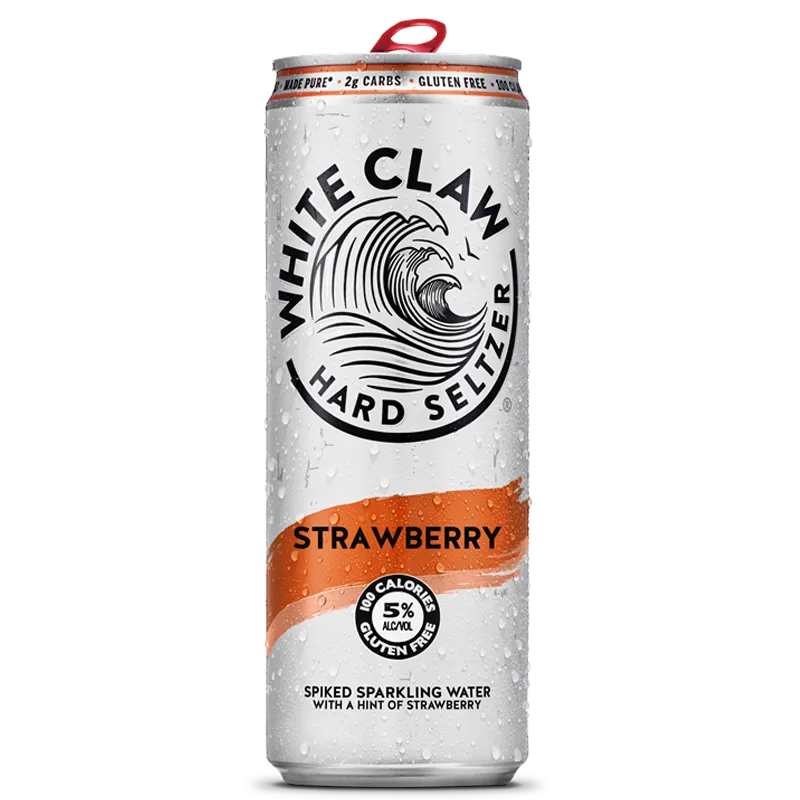 White Claw Strawberry Hard Seltzer view 1