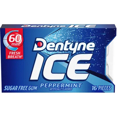 Dentyne Fire Sugar Free Gum Peppermint - Split 2 Fit Pack 24g