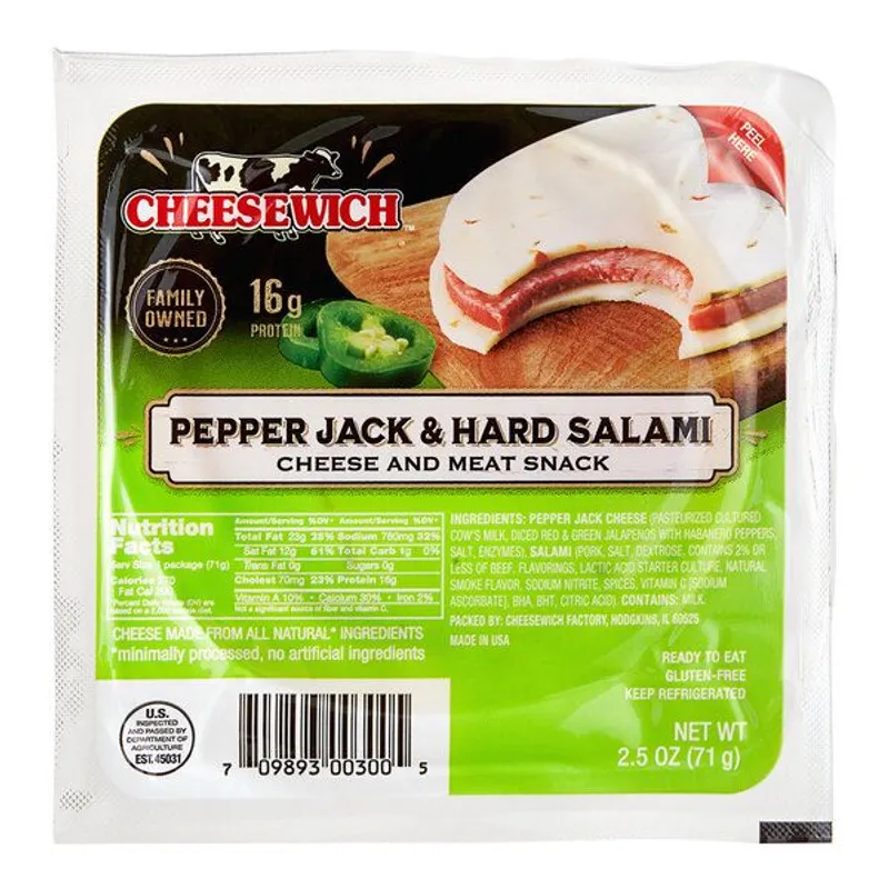 Cheesewich Pepper Jack & Hard Salami view 1