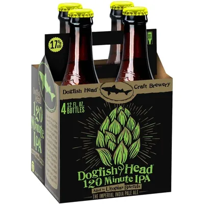 Dogfish Head 120 Minute IPA 4 Pack 12 oz Bottles