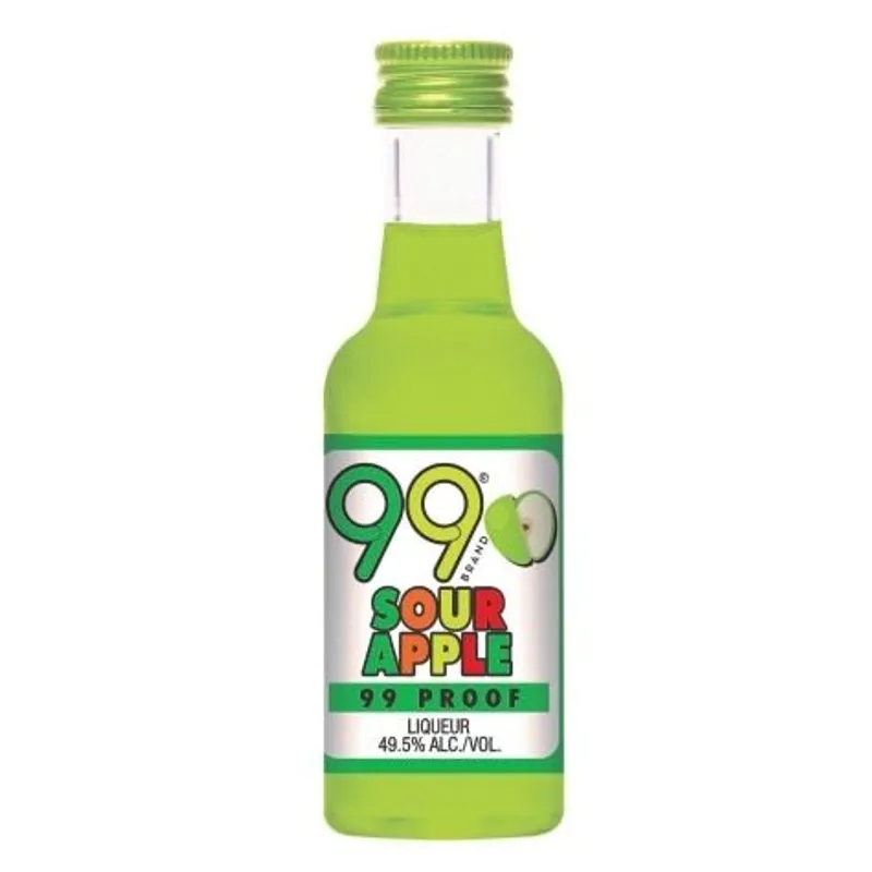 99 Sour Apple Liqueur view 1
