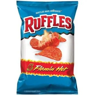 Ruffles Flamin Hot Flavored Potato Chips