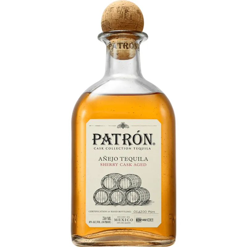 Patron Anejo Tequila Sherry Cask Aged view 1