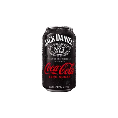 Jack Daniels Cocktails Coke Zero 355ml Can
