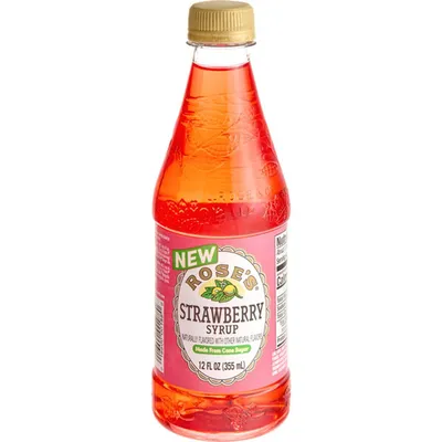 Rose's Strawberry Syrup 12 oz