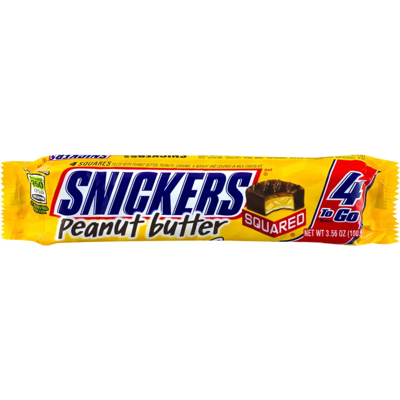 Snickers Candy Bar Peanut Butter - Squared - to Go - Twist to Close view 1