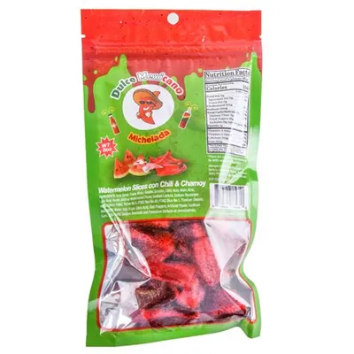 Dulce Mexicano Watermelon Slices with Chili and Chamoy 8 oz Bag