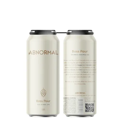 Abnormal Boss Pour San Diego IPA 4 Pack 16 oz Can
