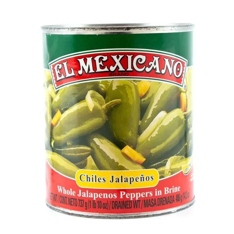 El Mexicano Whole Jalapeños Peppers in Escabeche Jar view 1