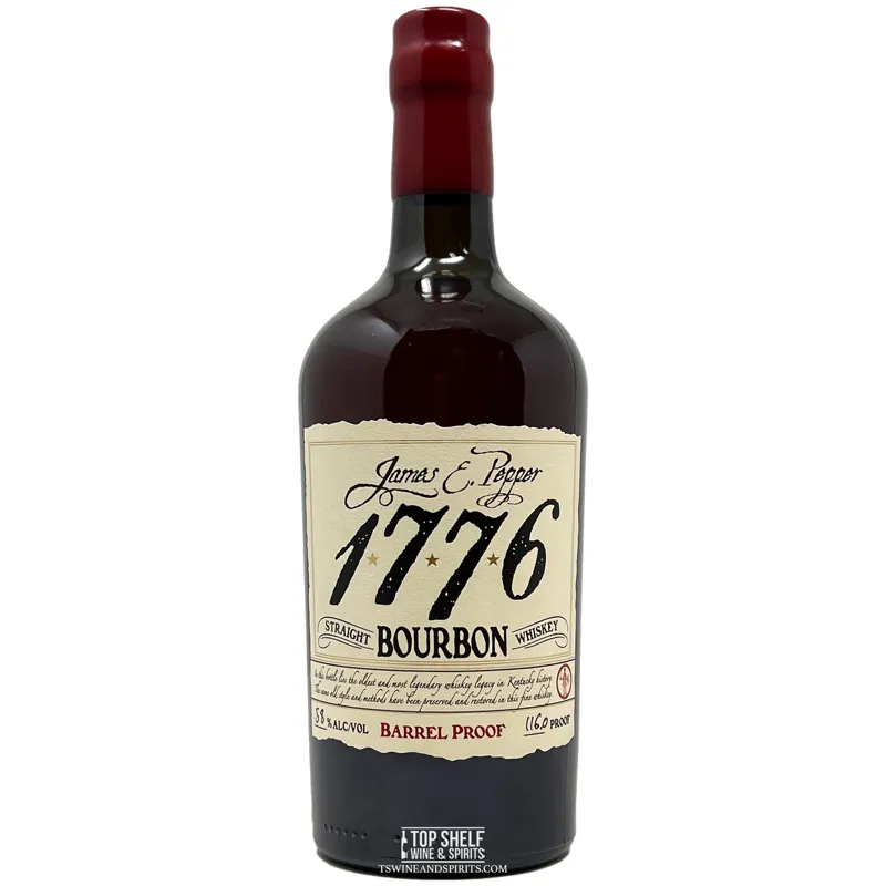 James E. Pepper 1776 Bourbon Barrel Proof view 1