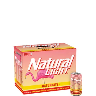 Natural Light Naturdays Strawberry Lemonade Beer