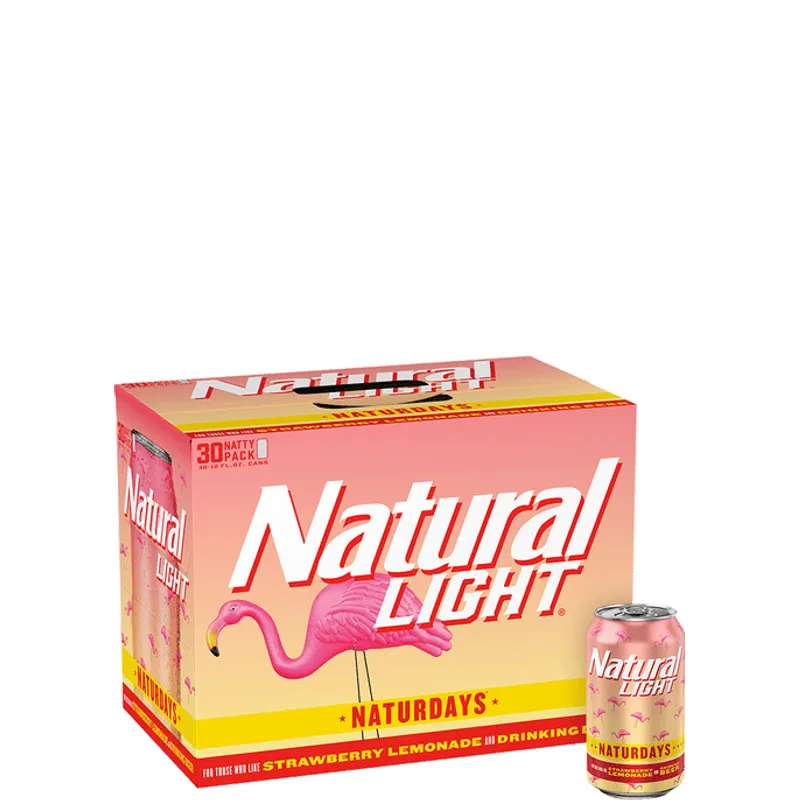 Natural Light Naturdays Strawberry Lemonade Beer view 1