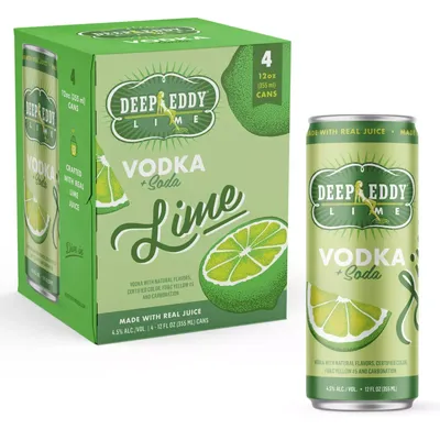 Deep Eddy Lime Vodka Soda 12 oz can