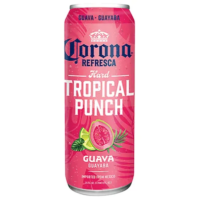 Corona Refresca Hard Tropical Punch Guava 24 oz Can