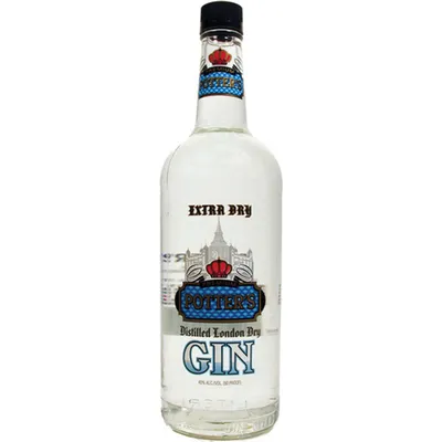 Potter's Distilled London Dry Gin 750mL
