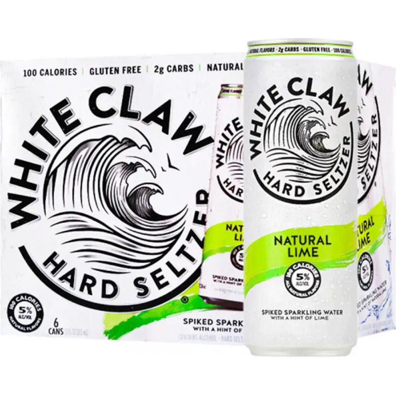 White Claw Hard Seltzer Natural Lime view 1