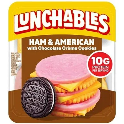 Lunchables Ham and American Cheese Cracker Stackers 3.2 oz