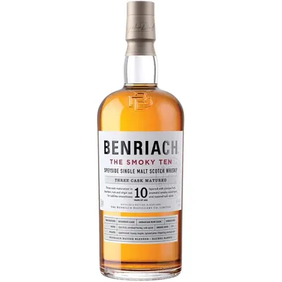 BenRiach The Original Ten 10 Year Old Single Malt Scotch Whisky 750ml